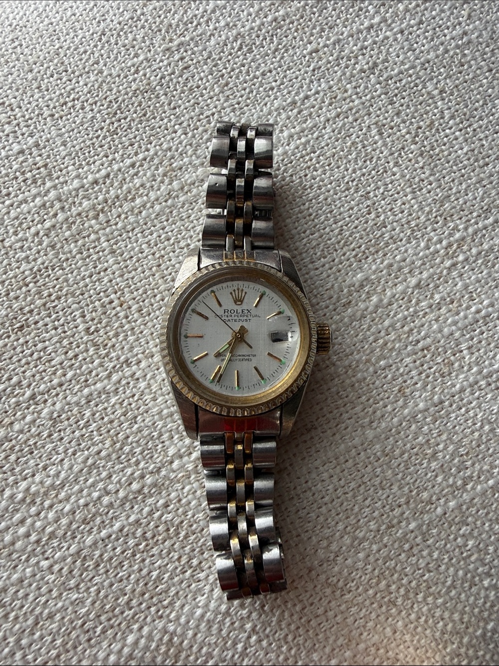 Two toned watch